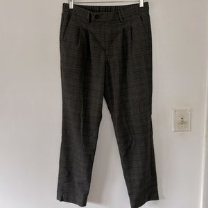 Express plaid print pants | 30x32